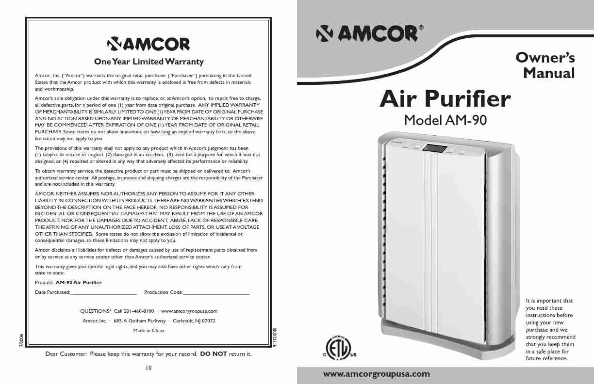 Amcor Air Cleaner AM90 IBpage_pdf